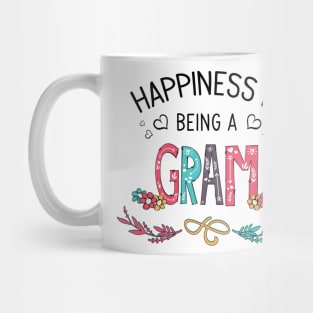 Happiness Is Being A Gram Wildflowers Valentines Mothers Day Mug